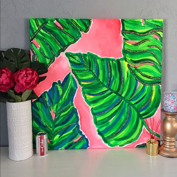 💥SOLD💥🌴Painted Palm🌴BEACH Painting 😍 - Picture 2 of 8